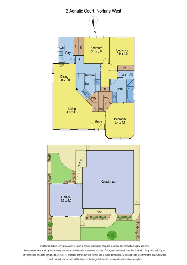 Floorplan of Homely house listing, 2 Adriatic Court, Norlane VIC 3214