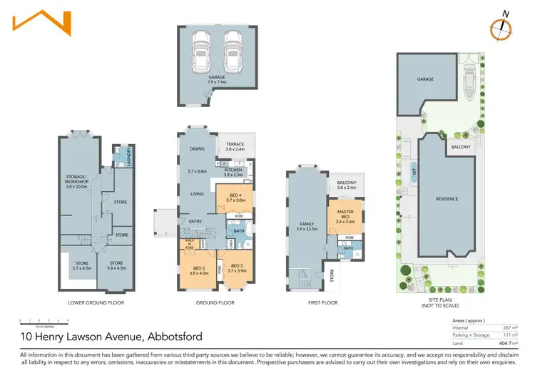 Floorplan of Homely house listing, 10 Henry Lawson Avenue, Abbotsford NSW 2046
