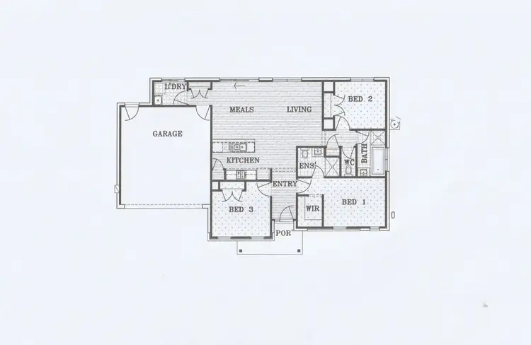 Floorplan of Homely house listing, 18 Tomkins Street, Bairnsdale VIC 3875