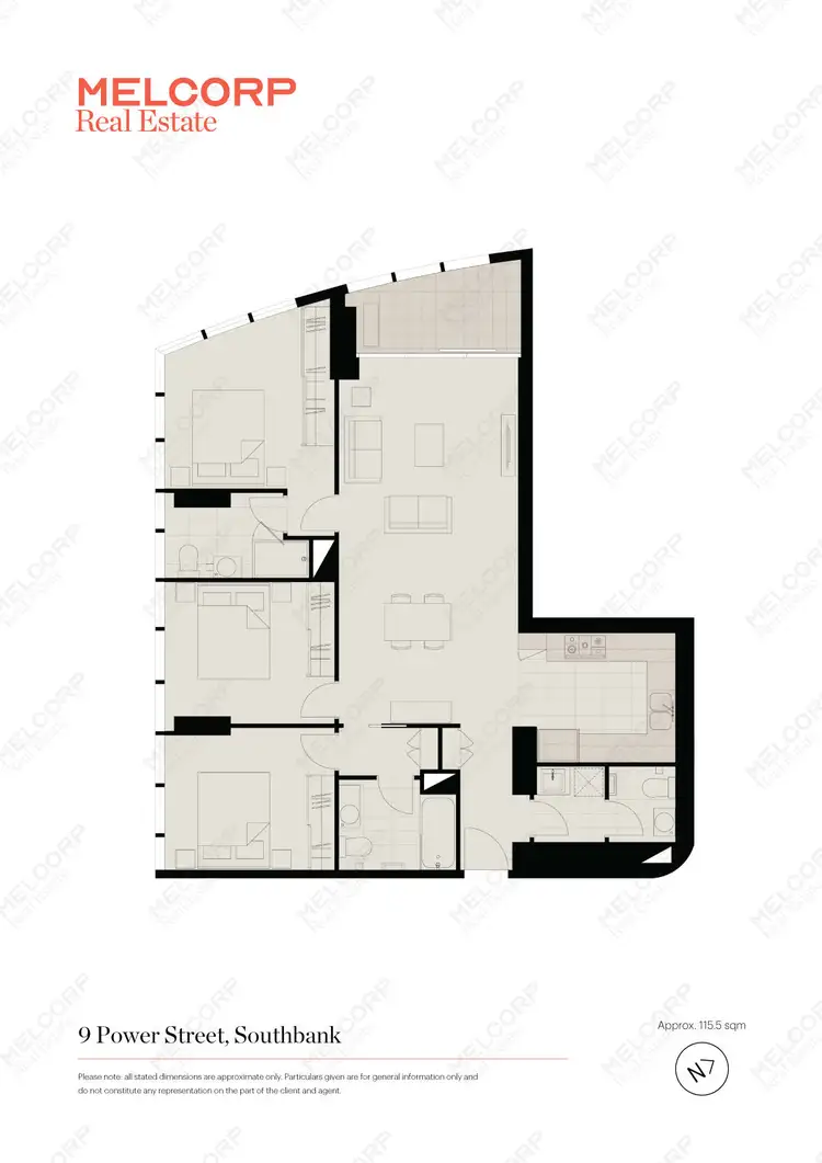 Floorplan of Homely apartment listing, 4506/35 Queensbridge Street, Southbank VIC 3006