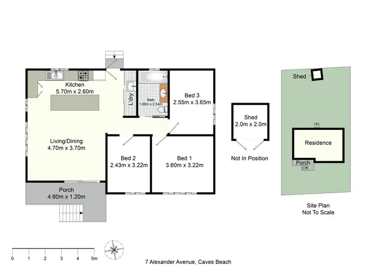 Floorplan of Homely house listing, 7 Alexander Avenue, Caves Beach NSW 2281