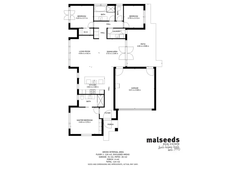 Floorplan of Homely house listing, 1/13 Allison Street, Mount Gambier SA 5290