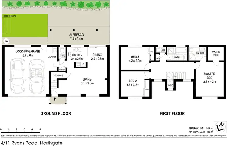 Floorplan of Homely townhouse listing, 4/11 Ryans Road, Northgate QLD 4013