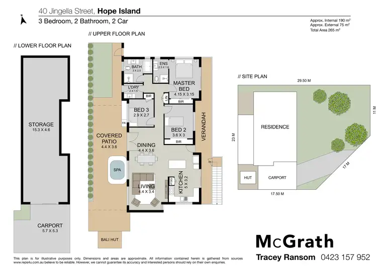 Floorplan of Homely house listing, 40 Jingella Street, Hope Island QLD 4212