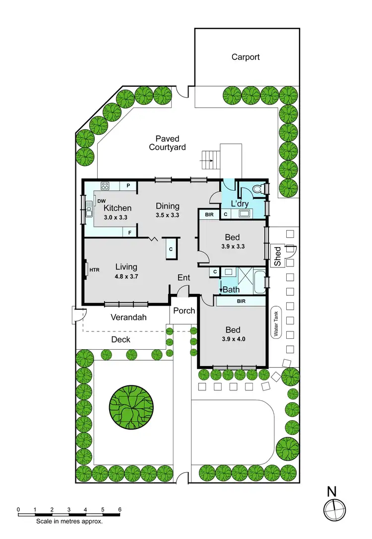 Floorplan of Homely unit listing, 1/15 Therese Avenue, Mount Waverley VIC 3149