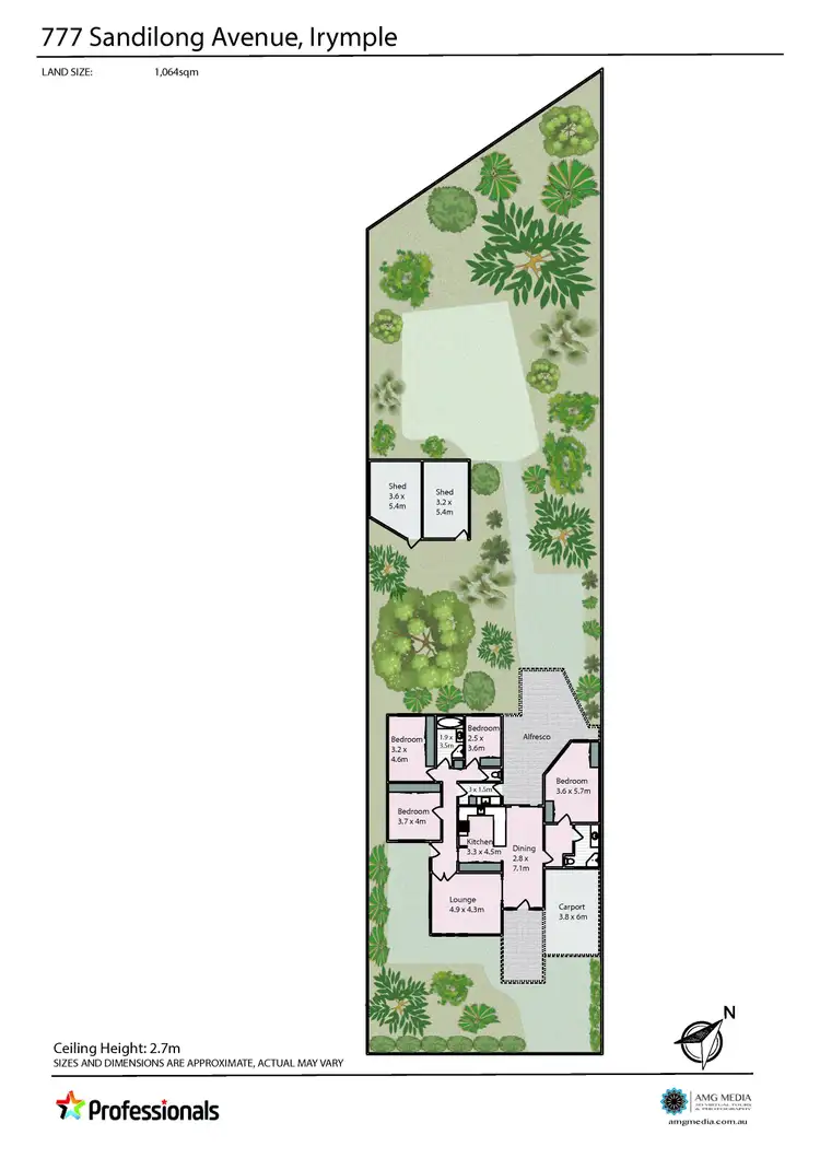 Floorplan of Homely house listing, 777 Sandilong Avenue, Irymple VIC 3498