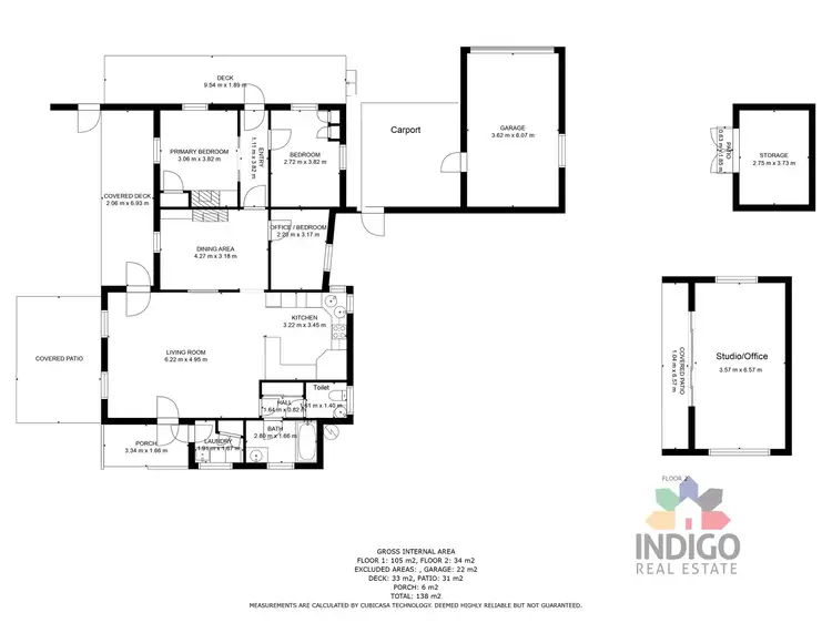 Floorplan of Homely house listing, 13-15 Beechworth-Stanley Road, Stanley VIC 3747