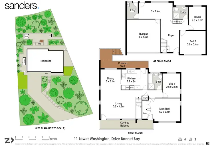 Floorplan of Homely house listing, 11 Lower Washington Drive, Bonnet Bay NSW 2226