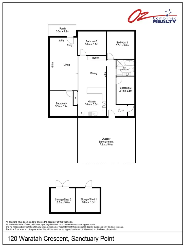 Floorplan of Homely house listing, 120 Waratah Crescent, Sanctuary Point NSW 2540
