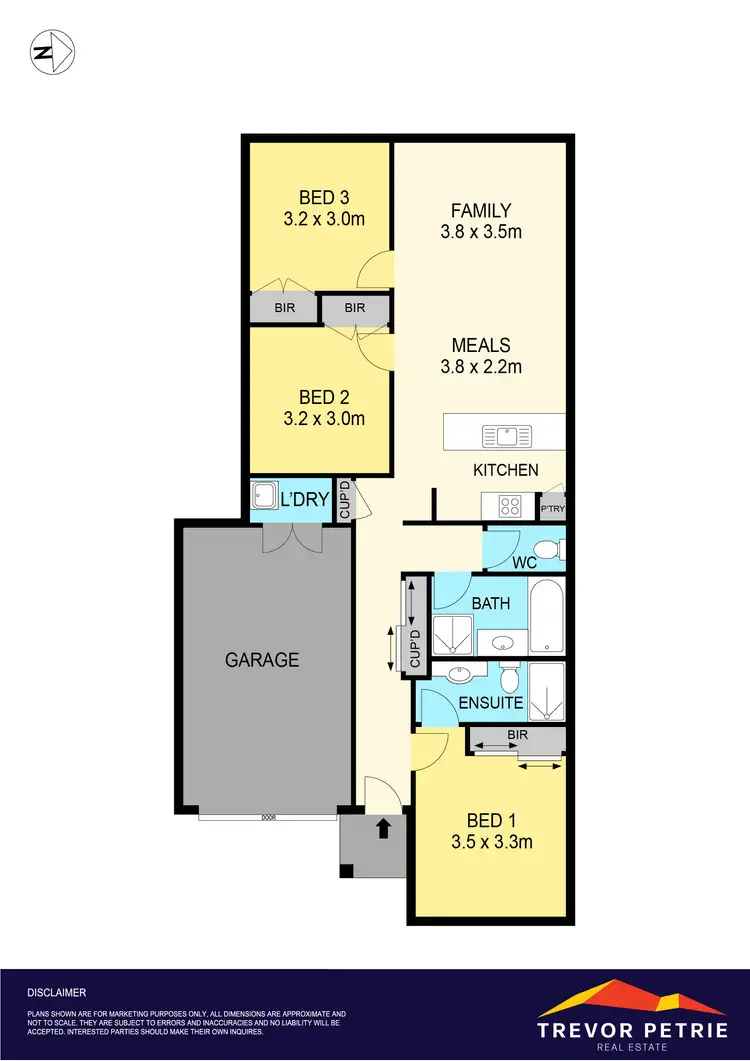 Floorplan of Homely townhouse listing, 2A Alexandra Street, Sebastopol VIC 3356