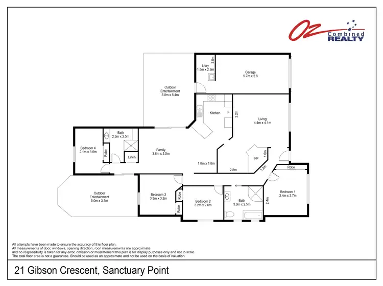 Floorplan of Homely house listing, 21. Gibson Crescent, Sanctuary Point NSW 2540