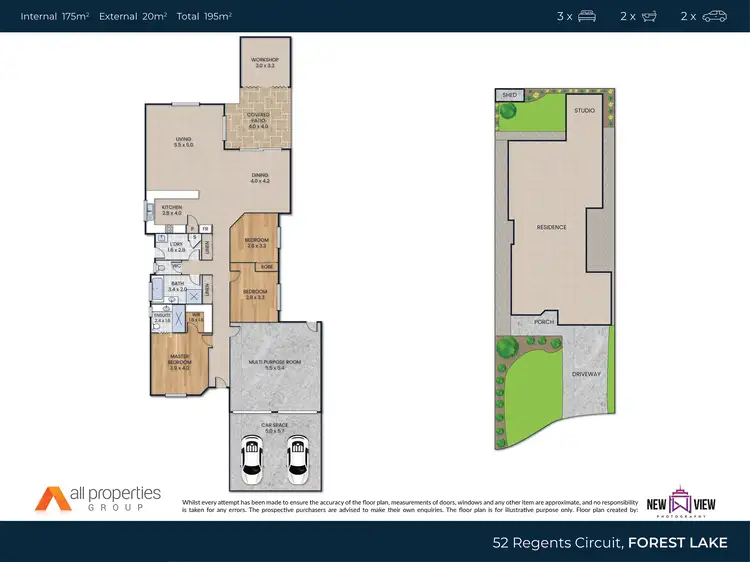 Floorplan of Homely house listing, 52 Regents Circuit, Forest Lake QLD 4078