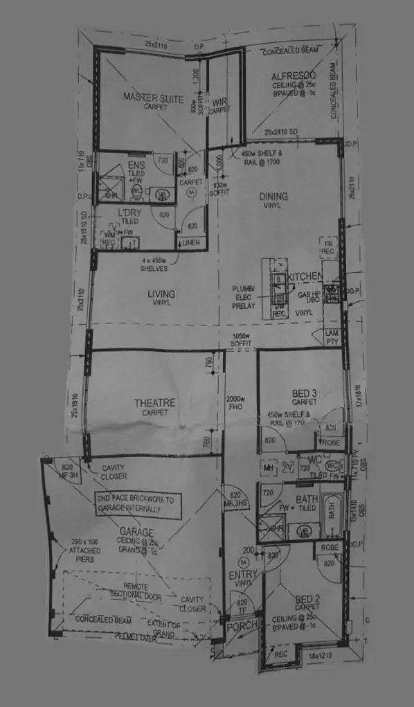 Floorplan of Homely house listing, 32 Burdekin Turn, Hilbert WA 6112