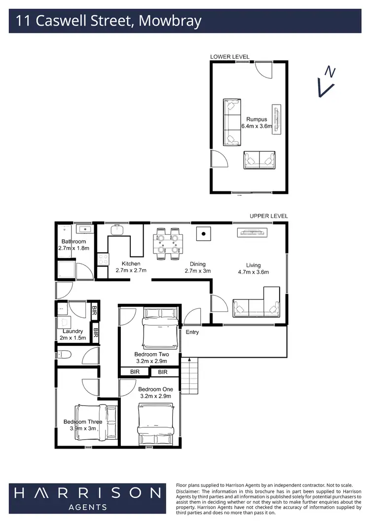 Floorplan of Homely house listing, 11 Caswell Street, Mowbray TAS 7248