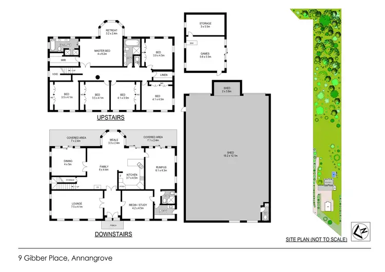 Floorplan of Homely house listing, 9 Gibber Place, Annangrove NSW 2156