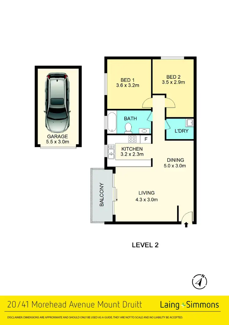 Floorplan of Homely unit listing, 20/41 Morehead Avenue, Mount Druitt NSW 2770