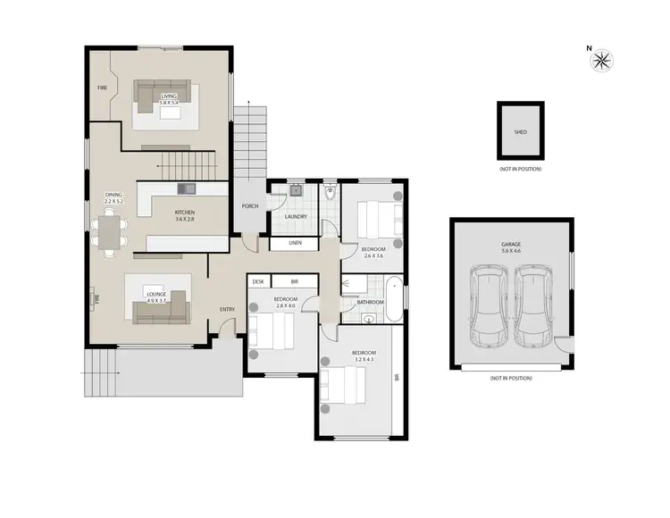 Floorplan of Homely house listing, 22 Farmer Street, Riverside TAS 7250