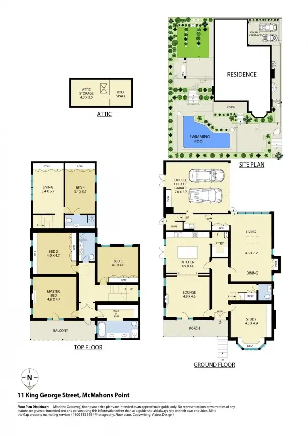 Floorplan of Homely house listing, 11 King George Street, Lavender Bay NSW 2060