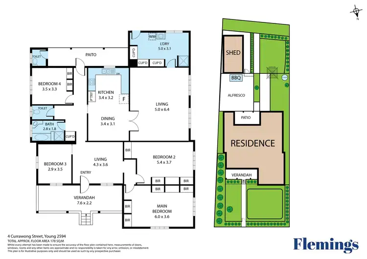 Floorplan of Homely house listing, 4 Currawong Street, Young NSW 2594