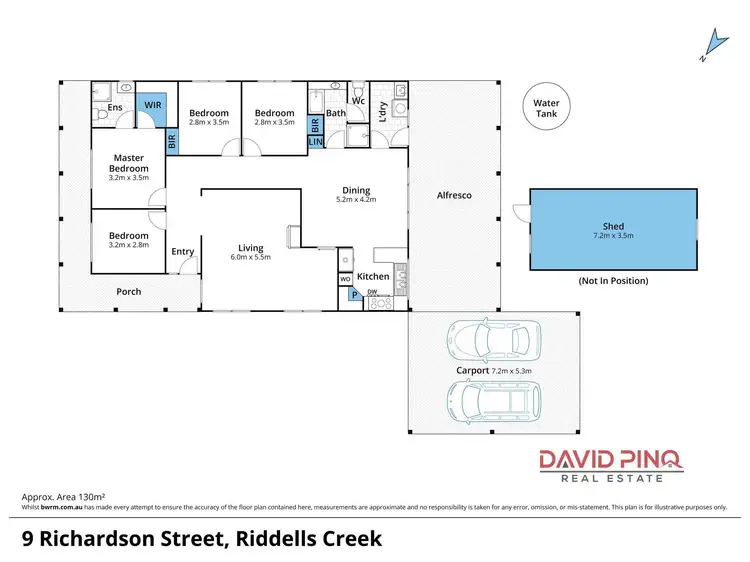 Floorplan of Homely house listing, 9 Richardson Street, Riddells Creek VIC 3431