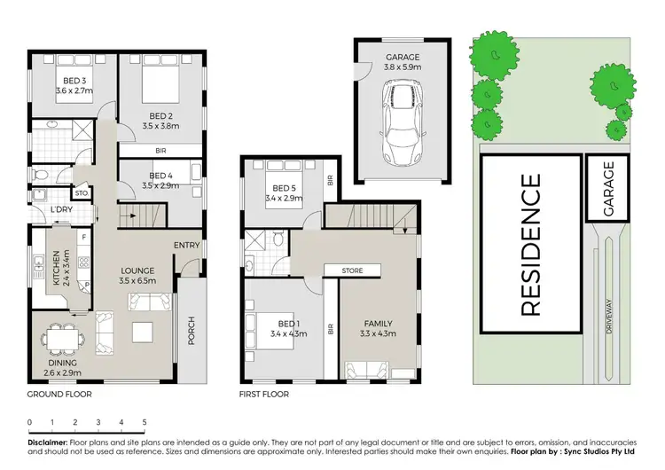 Floorplan of Homely house listing, 14 Gibbon Road, Winston Hills NSW 2153