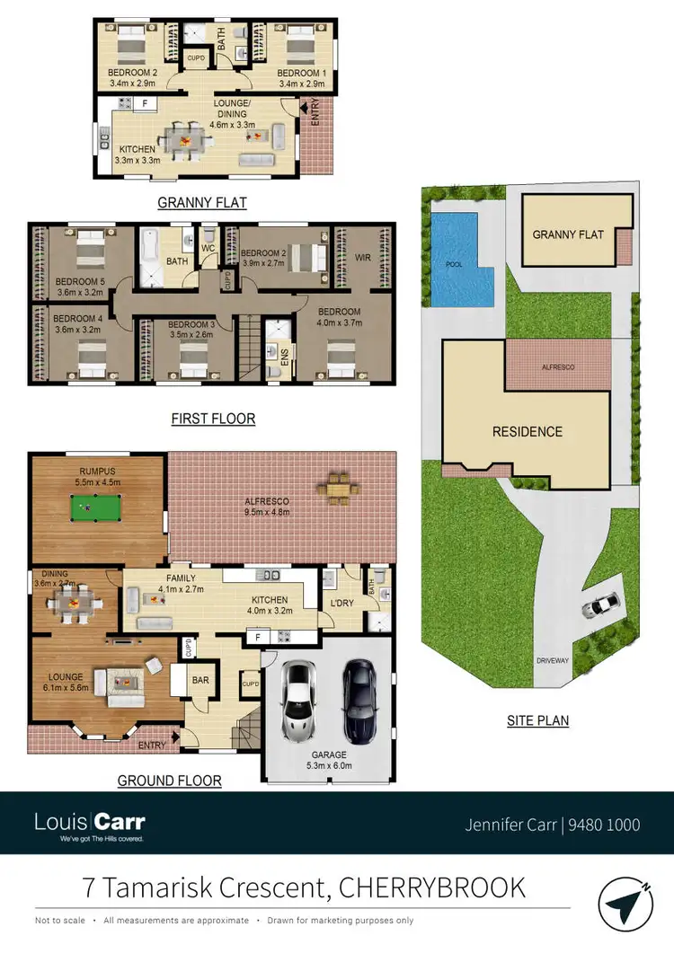 Floorplan of Homely house listing, 7 Tamarisk Crescent, Cherrybrook NSW 2126