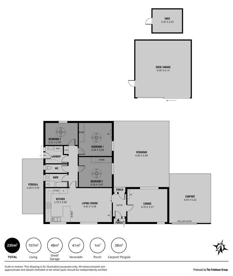 Floorplan of Homely house listing, 4 Rains Drive, Pooraka SA 5095