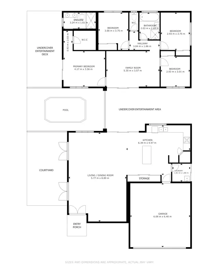 Floorplan of Homely house listing, 8 Floreat Close, Kewarra Beach QLD 4879