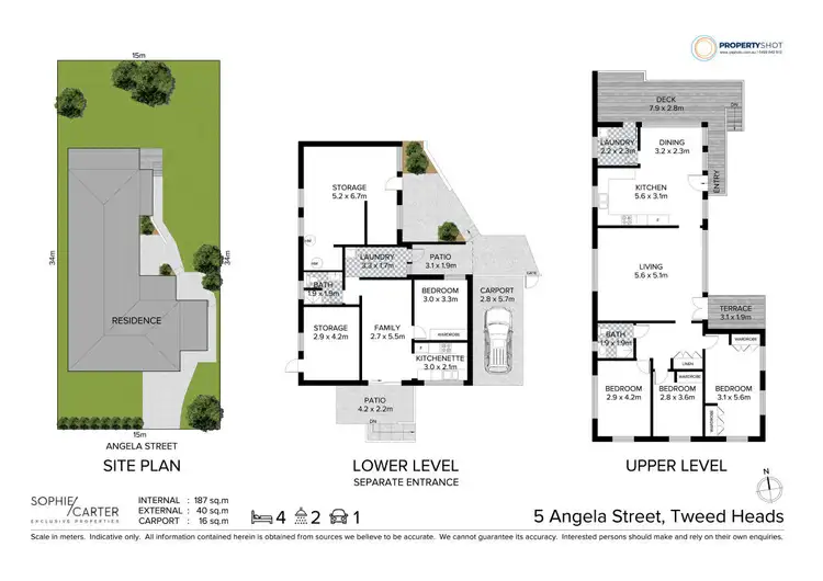 Floorplan of Homely house listing, 5 Angela Street, Tweed Heads NSW 2485