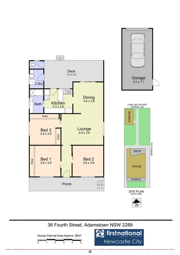 Floorplan of Homely house listing, 36 Fourth Street, Adamstown NSW 2289