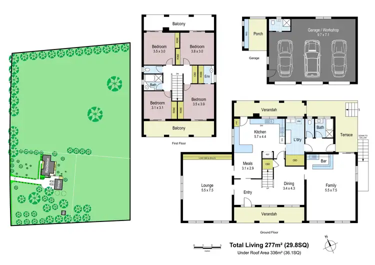 Floorplan of Homely house listing, 1332 Yarragon-Shady Creek Road, Shady Creek VIC 3821