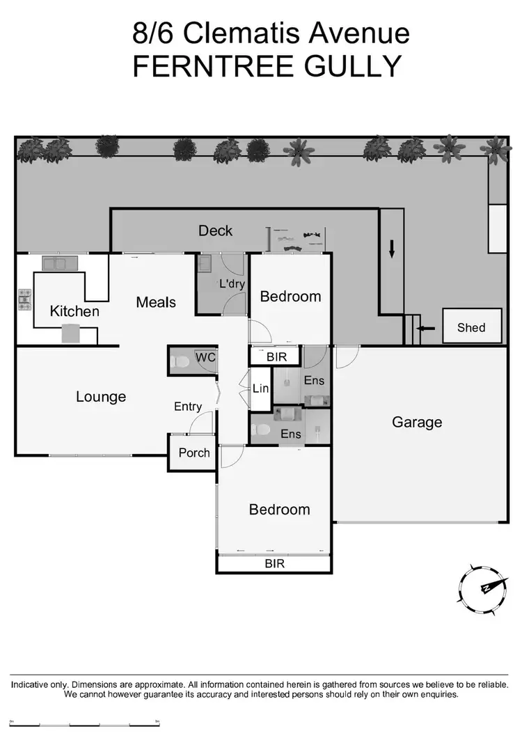 Floorplan of Homely unit listing, 8/6 Clematis Avenue, Ferntree Gully VIC 3156