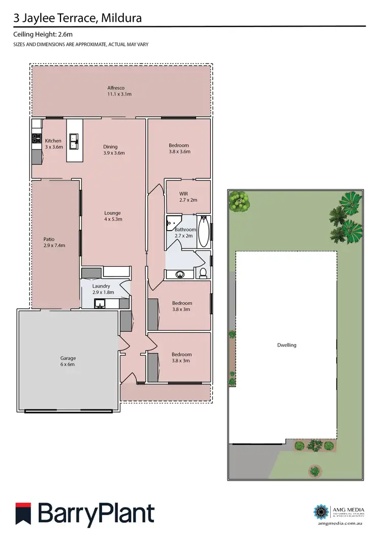 Floorplan of Homely townhouse listing, 3 Jaylee Terrace, Mildura VIC 3500