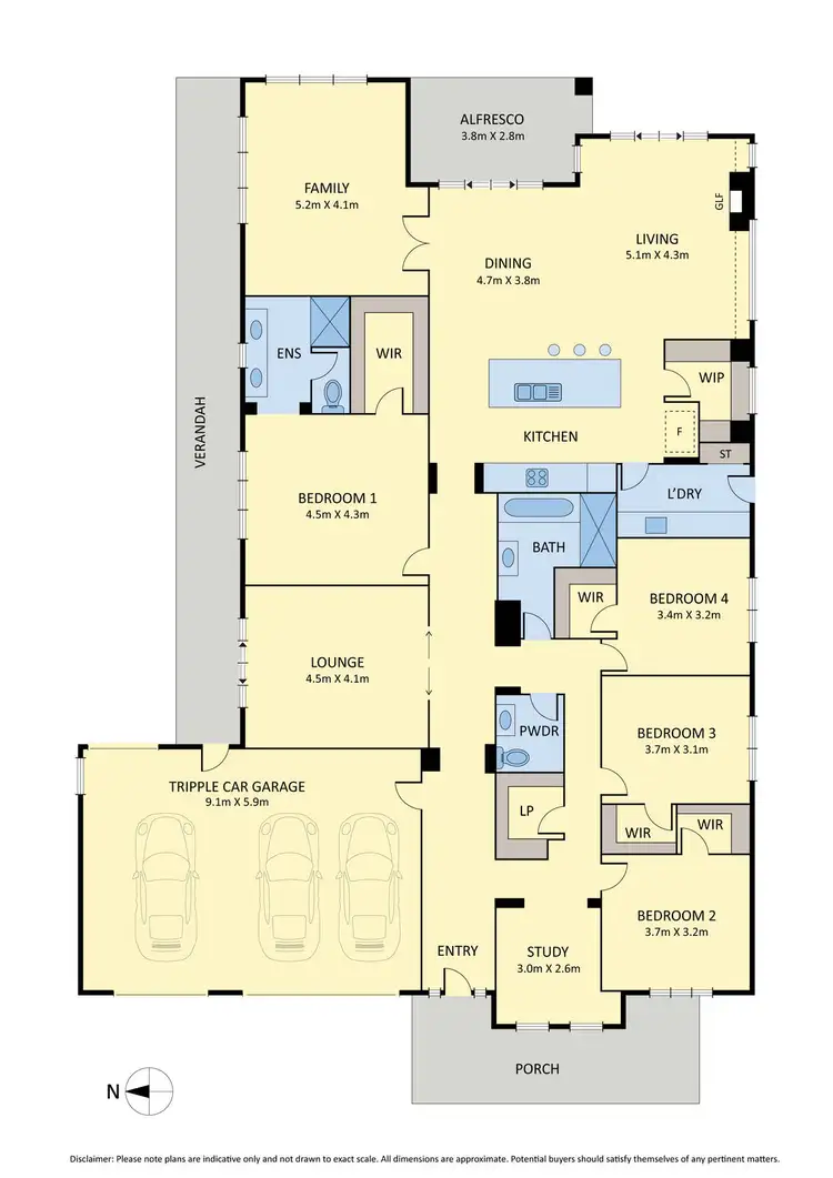 Floorplan of Homely house listing, 5 Thornton Court, Gisborne VIC 3437