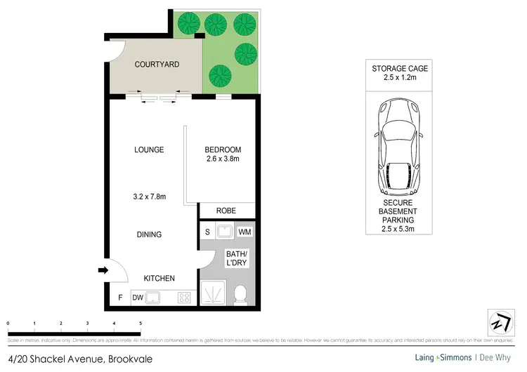 Floorplan of Homely apartment listing, 4/18-20 Shackel Avenue, Brookvale NSW 2100