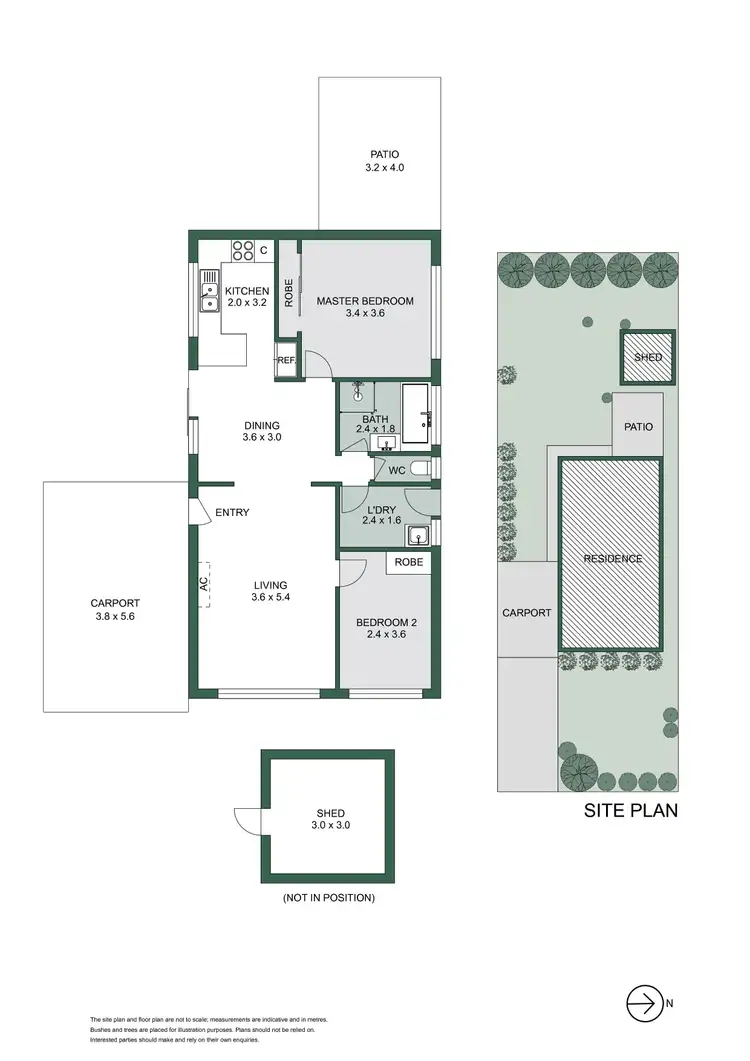 Floorplan of Homely house listing, 36A Banksia Place, Rosebud VIC 3939