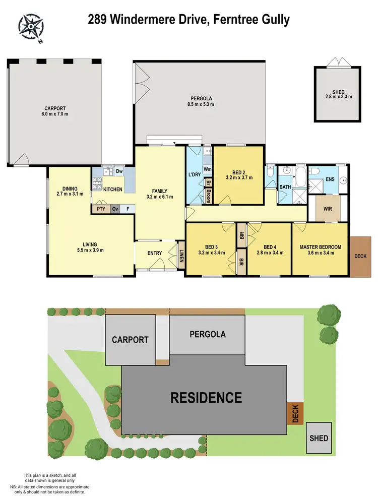 Floorplan of Homely house listing, 289 Windermere Drive, Ferntree Gully VIC 3156