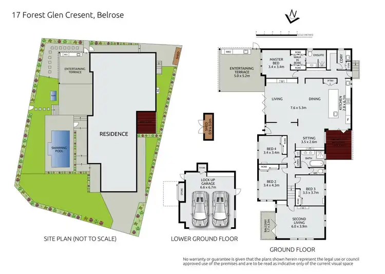 Floorplan of Homely house listing, 17 Forest Glen Crescent, Belrose NSW 2085