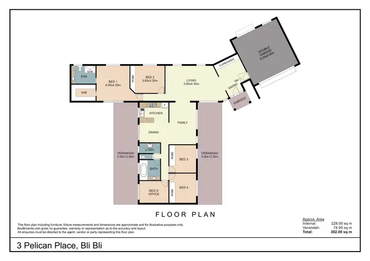 Floorplan of Homely house listing, 3 Pelican Place, Bli Bli QLD 4560