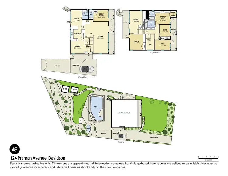 Floorplan of Homely house listing, 124 Prahran Avenue, Davidson NSW 2085
