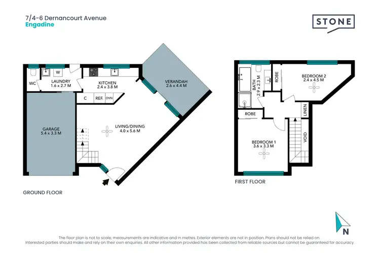 Floorplan of Homely townhouse listing, 7/4-6 Dernancourt Avenue, Engadine NSW 2233