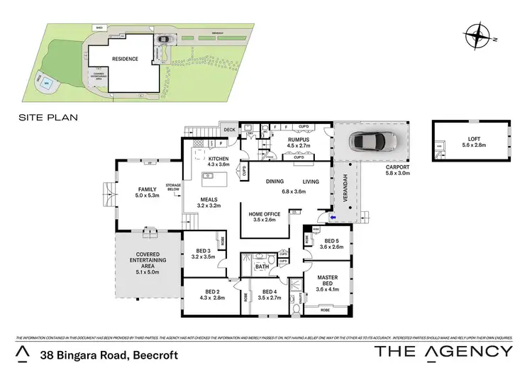 Floorplan of Homely house listing, 38 Bingara Road, Beecroft NSW 2119
