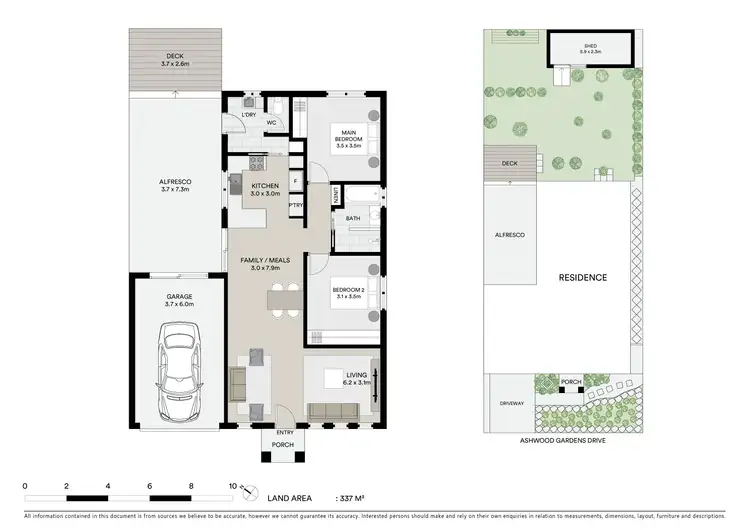 Floorplan of Homely house listing, 12 Ashwood Gardens, Mitchell Park VIC 3355