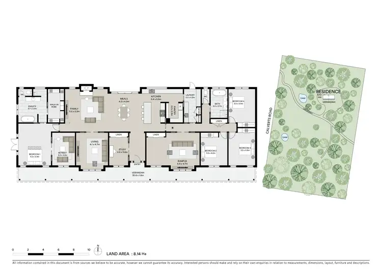 Floorplan of Homely house listing, 164 Calverts Road, Ross Creek VIC 3351