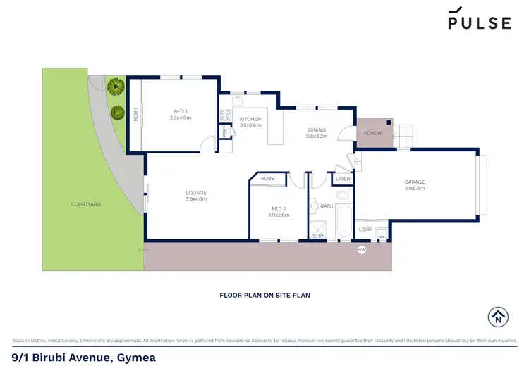 Floorplan of Homely villa listing, 9/1 Birubi Avenue, Gymea NSW 2227