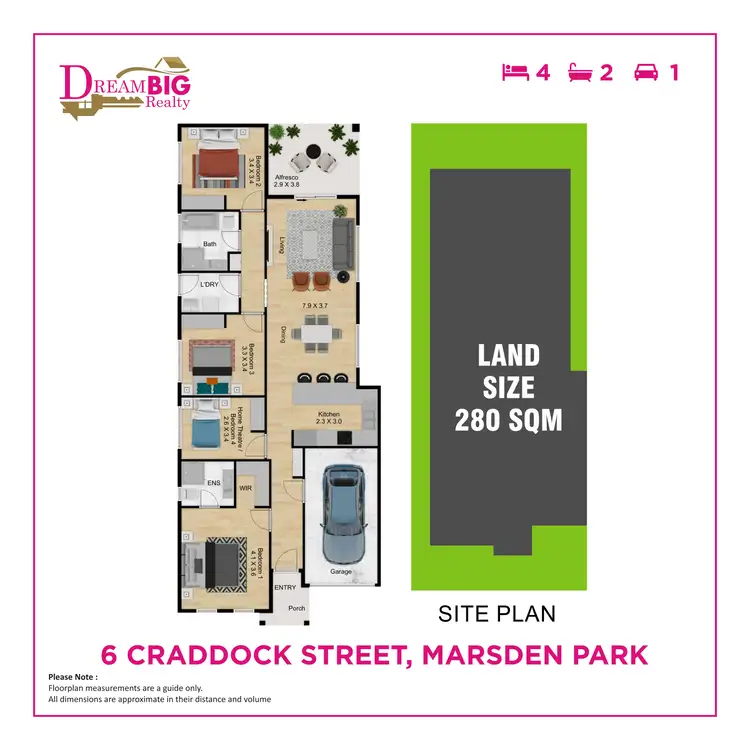 Floorplan of Homely house listing, 6 Craddock Street, Marsden Park NSW 2765