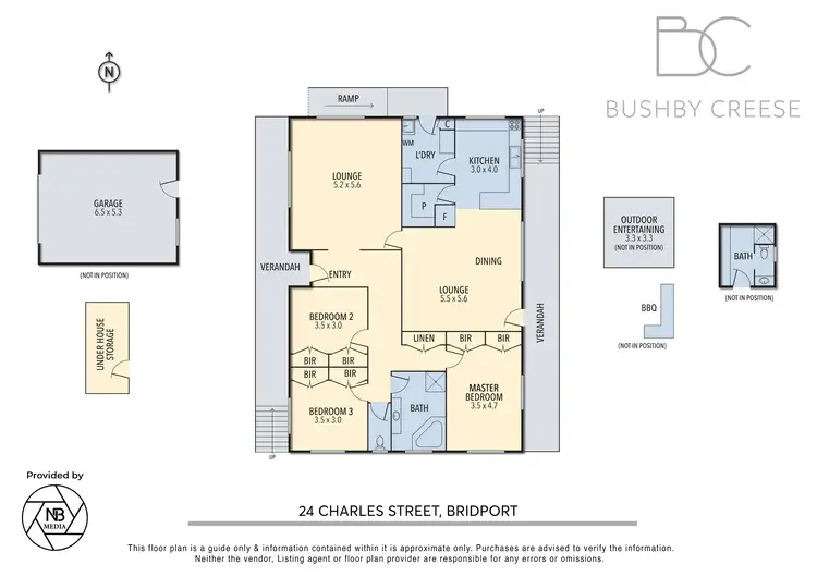 Floorplan of Homely house listing, 24 Charles Street, Bridport TAS 7262