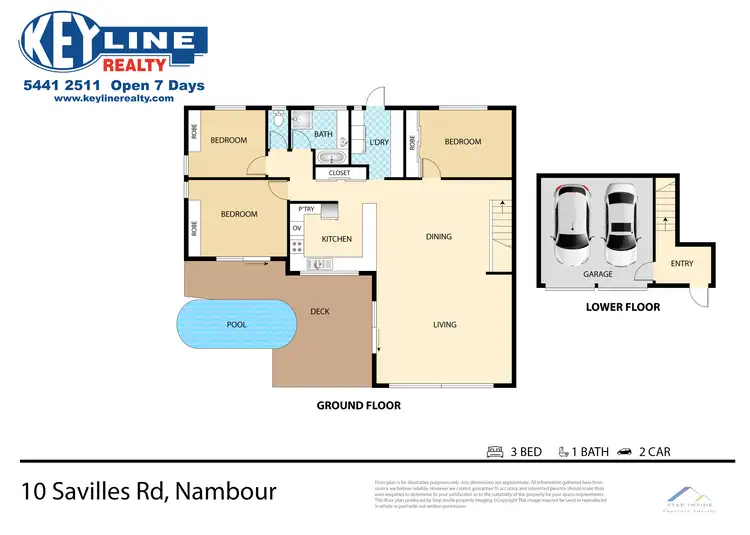 Floorplan of Homely house listing, 10 Savilles Road, Nambour QLD 4560