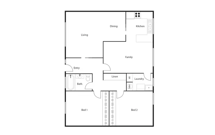 Floorplan of Homely townhouse listing, 14/14 Marr Street, Pearce ACT 2607