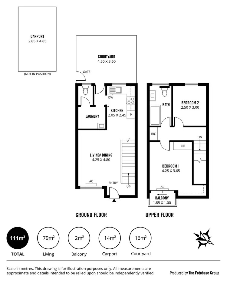 Floorplan of Homely unit listing, 4/48-52 Maud Street, Unley SA 5061